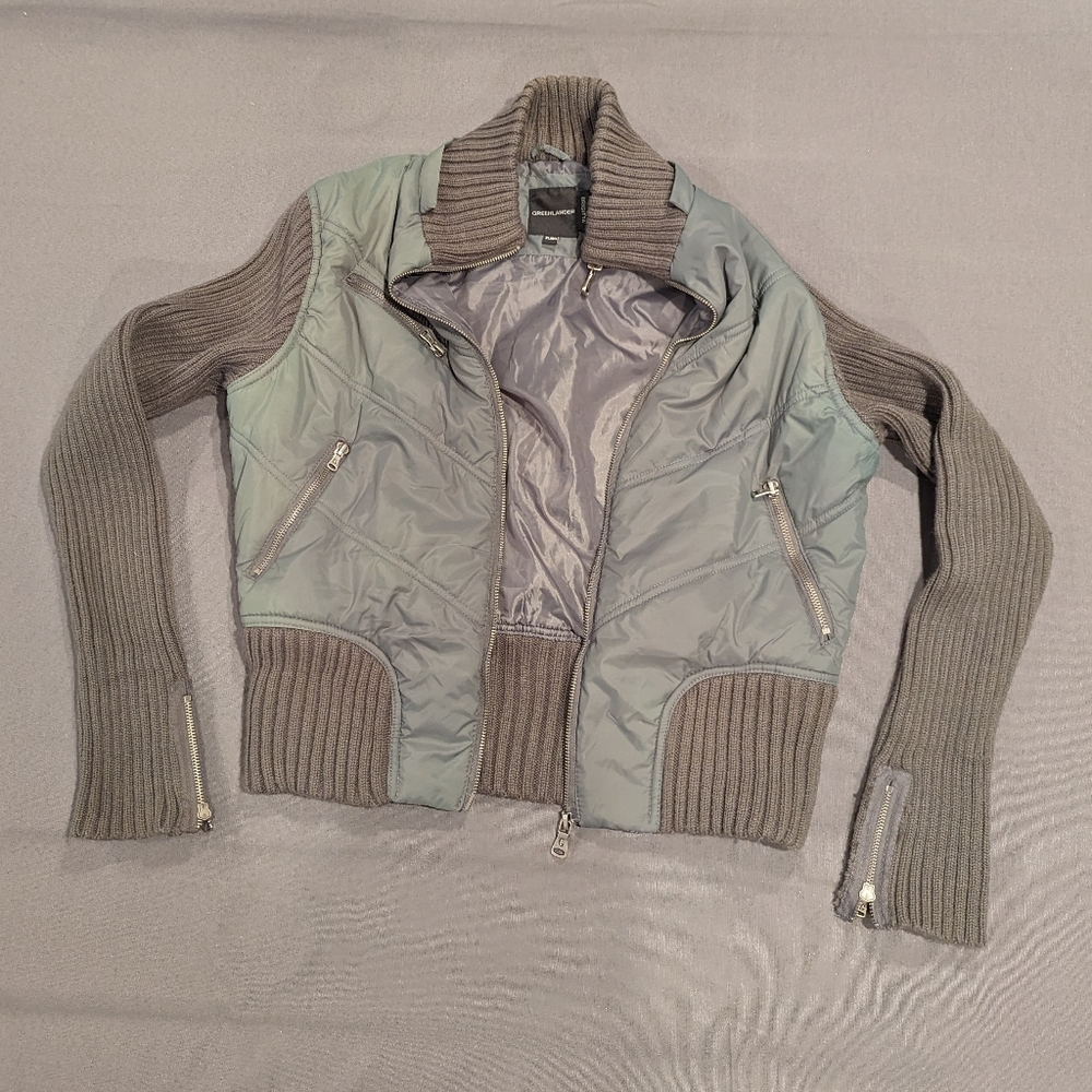 Women's Greenlander Olive Bomber Jacket XL
